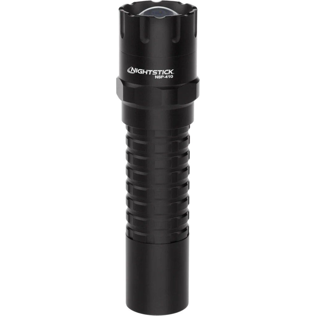 Nightstick 115 Lumen Adjustable Beam Flashlight has a rotating bezel ring